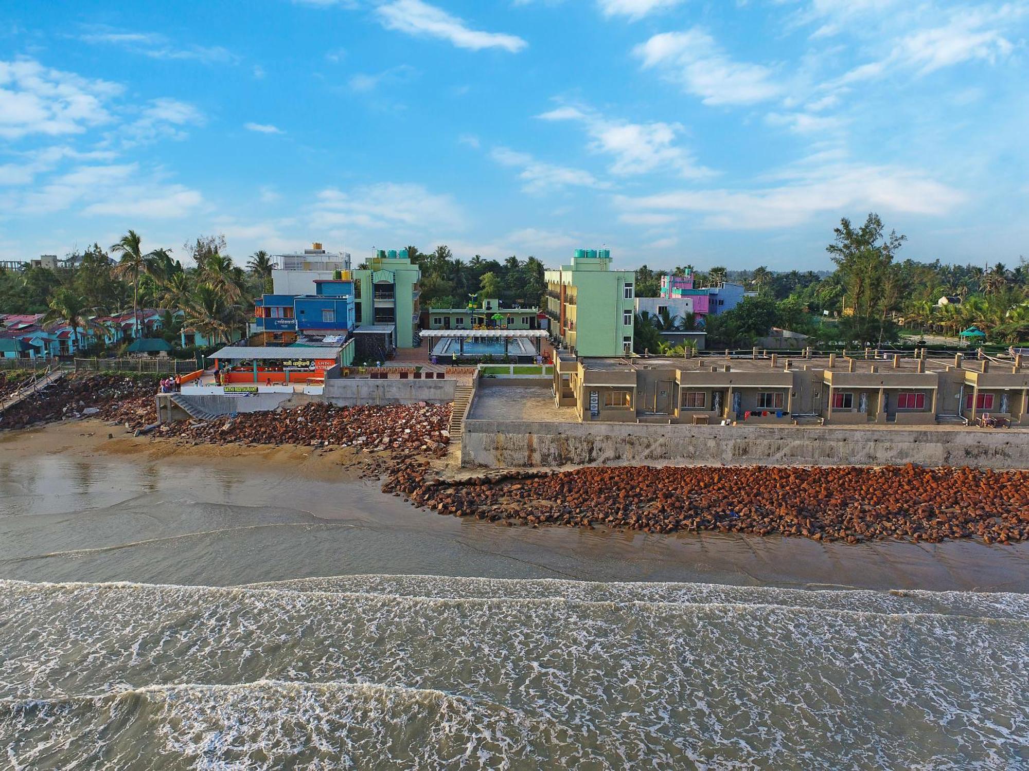 India Beach Resort !! Front Sea View !! Mandarmani Eksteriør bilde